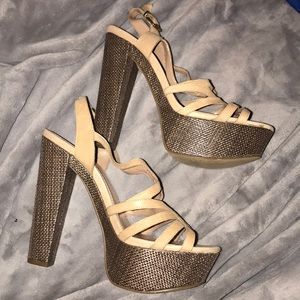 Jessica Simpson cizal platform heels size 10